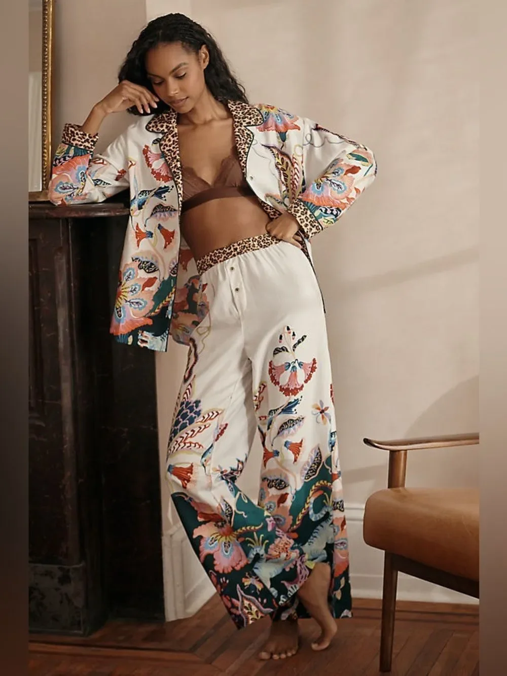 Nee Anthropologie Celandine x Sarah Gordon Linen Blend Wide-Leg Pants Size 2Xs